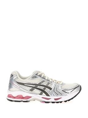 Asics Silver and Pink Women's Athletic Running Sneakers